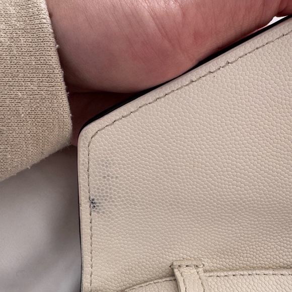 YSL classic monogram woc matalasse chevron leather - Picture 9 of 11